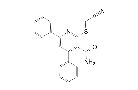 2-[(cyanomethyl)sulfanyl]-4,6-diphenylnicotinamide