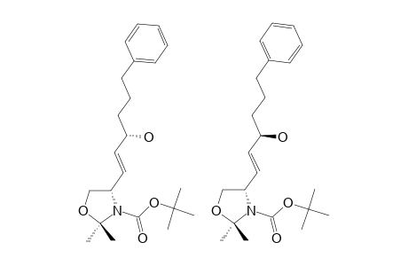 (4S,3'RS)-(3'-Hydroxy-6'-phenylhex-1'(E)-enyl)-2,2-dimethyloxazolidine-3-carboxylic acid tert-butyl ester