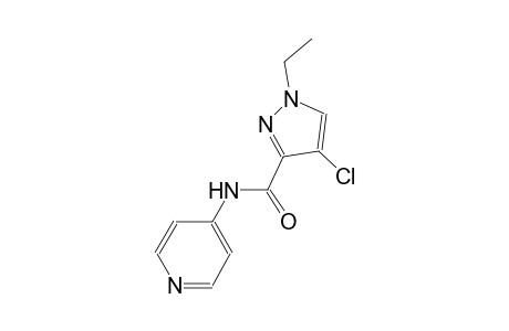 4-chloro-1-ethyl-N-(4-pyridinyl)-1H-pyrazole-3-carboxamide