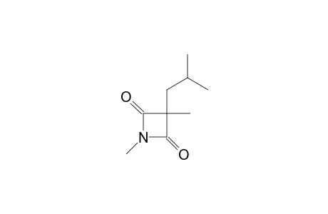 1,3-Dimethyl-3-(2-methylpropyl)azetidine-2,4-dione