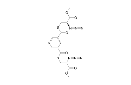 (2'R,2''R)-S(3),S(5)-BIS-[2-AZIDO-2-(METHOXYCARBONYL)-ETHYL]-PYRIDINE-3,5-DICARBOTHIOATE