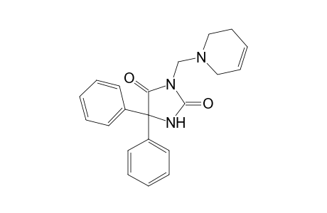 5,5-diphenyl-3-[(1,2,3,6-tetrahydro-1-pyridyl)methyl]hydantoin