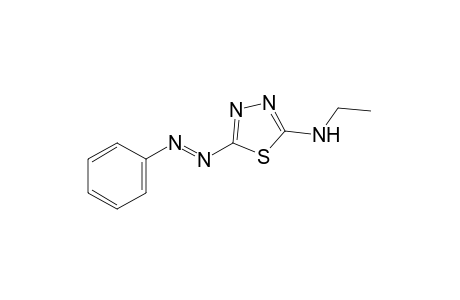 5-(Ethylamino)-2-(phenylazo)-1,3,4-thiadiazole