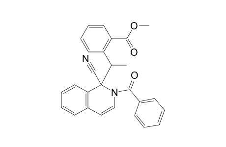 2-BENZOYL-1-(1-(2-CARBOMETHOXYPHENYL)-ETHYL)-1-CYANO-1,2-DIHYDRO-ISOCHINOLIN