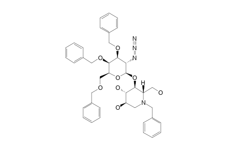 4-O-(2-AZIDO-3,4,6-TRI-O-BENZYL-2-DEOXY-BETA-D-GALACTOPYRANOSYL)-N-BENZYL-1,5-DIDEOXY-1,5-IMINO-D-GLUCITOL