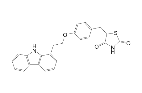 5-[[4-[2-(Carbazol-1-yl)ethoxy]phenyl]methyl]thiazolidine-2,4-dione