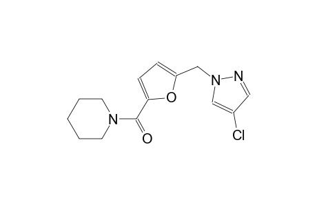 piperidine, 1-[[5-[(4-chloro-1H-pyrazol-1-yl)methyl]-2-furanyl]carbonyl]-