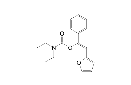 (Z)-1-N,N-Diethylcarbamoyloxy-2-(2"-furanyl)-1-phenylethene
