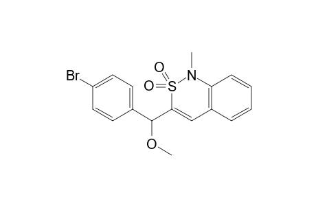 3-[(4-Bromo-phenyl)-methoxy-methyl]-1-methyl-1H-benzo[c][1,2]thiazine 2,2-dioxide