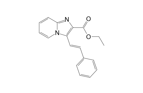 Ethyl 3-(2'-phenylethenyl)-imidazo[1,2-a]pyridine-2-carboxylate