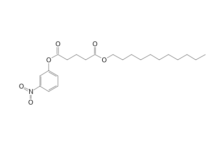 Glutaric acid, 3-nitrophenyl undecyl ester