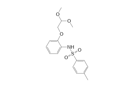 Benzenesulfonamide, N-[2-(2,2-dimethoxyethoxy)phenyl]-4-methyl-