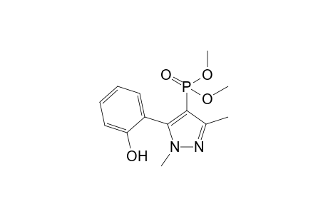 Dimethyl [5-(2-hydroxyphenyl)-1,3-dimethyl-1H-pyrazol-4-yl]phosphonate