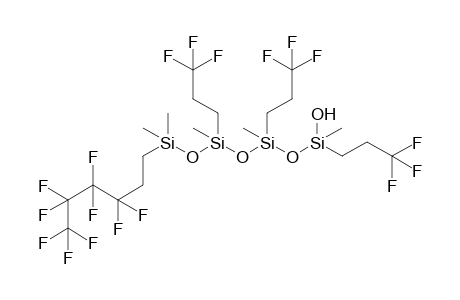 7-(3,3,4,4,5,5,6,6,6-nonafluorohexyl)-1,3,5-tris(3,3,3-trifluoropropyl)-1,3,5,7,7-pentamethyltetrasiloxane-1-ol