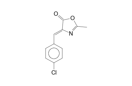 4-(4-CHLOROBENZYLIDENE)-2-METHYL-5-OXAZOLONE
