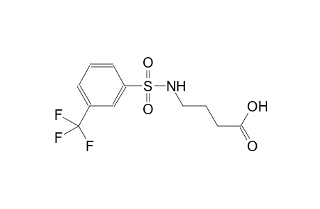 4-({[3-(trifluoromethyl)phenyl]sulfonyl}amino)butanoic acid