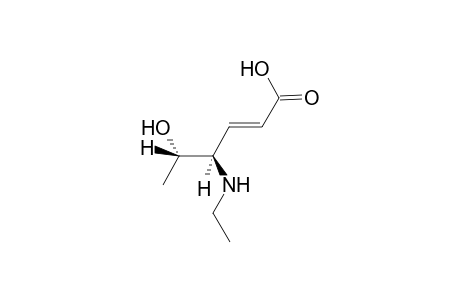 4-(Ethylamino)-5-hydroxy-2-hexenoic acid