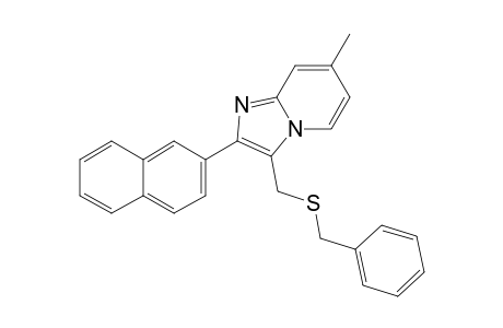 3-[(benzylthio)methyl]-7-methyl-2-(2-naphthyl)imidazo[1,2-a]pyridine