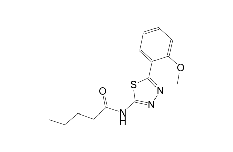 N-[5-(2-methoxyphenyl)-1,3,4-thiadiazol-2-yl]pentanamide