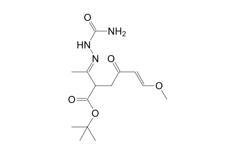 tert-Butyl (E)-2-{1-[2-(aminocarbonyl)hydrazono]ethyl}-6-methoxy-4-oxo-5-hexenoate