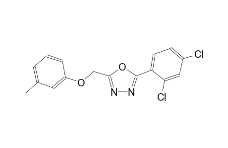 2-(2,4-Dichlorophenyl)-5-[(3-methylphenoxy)methyl]-1,3,4-oxadiazole