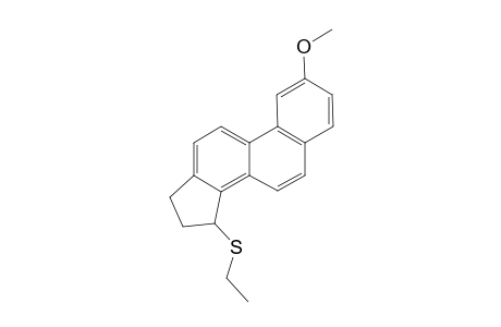 1-(Ethylthio)-2,3-dihydro-7-methoxy-1H-cyclopenta[b]phenanthrene