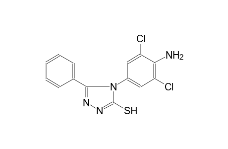 4H-1,2,4-triazole-3-thiol, 4-(4-amino-3,5-dichlorophenyl)-5-phenyl-