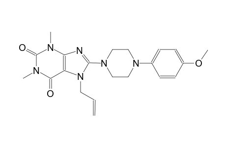 7-allyl-8-[4-(4-methoxyphenyl)-1-piperazinyl]-1,3-dimethyl-3,7-dihydro-1H-purine-2,6-dione
