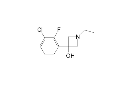 3-(3-chloro-2-fluorophenyl)-1-ethylazetidin-3-ol