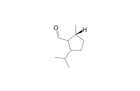 .beta. 1-Methyl-2-formyl-3-isopropylcyclopentane
