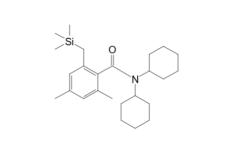 (+-)-N,N-Dicyclohexyl-2,4-dimethyl-6-trimethylsilylmethylbenzamide