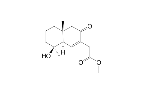 Methyl [(4a.alpha.,8a.alpha.)-3,4,4a,5,6,7,8,8a-Octahydro-8.beta,-hydroxy-4a.beta.,8.alpha.-dimethyl-3-oxo-2-naphthyl]acetate