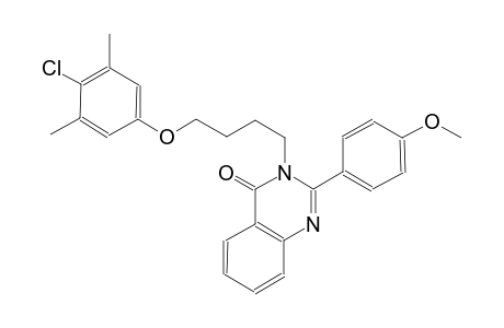 3-[4-(4-chloro-3,5-dimethylphenoxy)butyl]-2-(4-methoxyphenyl)-4(3H)-quinazolinone