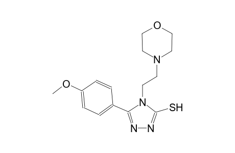 4H-1,2,4-triazole-3-thiol, 5-(4-methoxyphenyl)-4-[2-(4-morpholinyl)ethyl]-