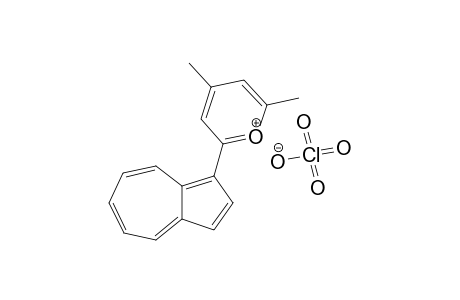 2-(AZULEN-1-YL)-4,6-DIMETHYL-PYRANYLIUM-PERCHLORATE;(RN=H)