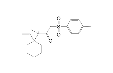 1-Ethenyl-1-[1,1-dimethyl-3-(4-methylphenyl)sulfonyl)-2-oxopropyl]-cyclohexane