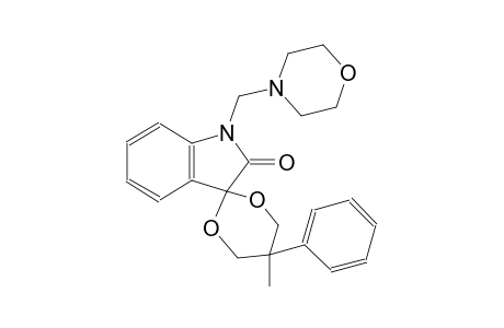 5-methyl-1'-(morpholinomethyl)-5-phenylspiro[[1,3]dioxane-2,3'-indolin]-2'-one