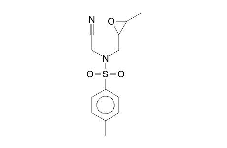 N-Cyanomethyl-4-methyl-N-(3-methyl-oxiran-2-ylmethyl)-benzenesulfonamide