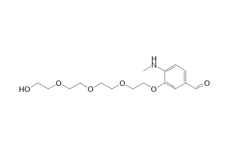 3-[2-[2-[2-(2-hydroxyethyloxy)ethoxy]ethoxy]ethoxy]-4-(methylamino)benzaldehyde