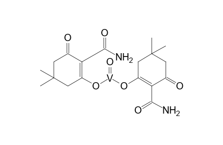 bis[(2-carbamoyl-5,5-dimethyl-1-cyclohexen-1-yl)oxy]oxovanadium