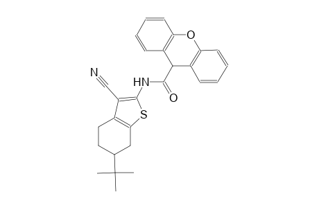 N-(6-tert-butyl-3-cyano-4,5,6,7-tetrahydro-1-benzothien-2-yl)-9H-xanthene-9-carboxamide