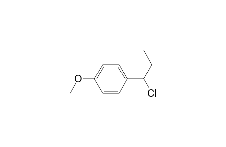 Benzene, 1-(1-chloropropyl)-4-methoxy-