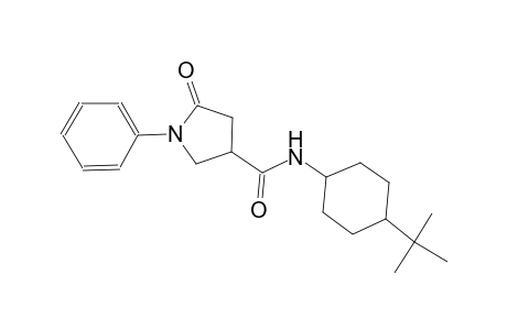3-pyrrolidinecarboxamide, N-[4-(1,1-dimethylethyl)cyclohexyl]-5-oxo-1-phenyl-