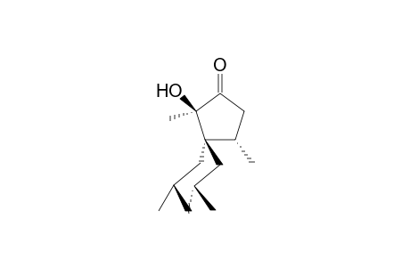 (1R,4S,5R,7S,9R)-1,4,7,9-Tetramethyl-1-hydroxy-spiro[4,5]decan-2-one