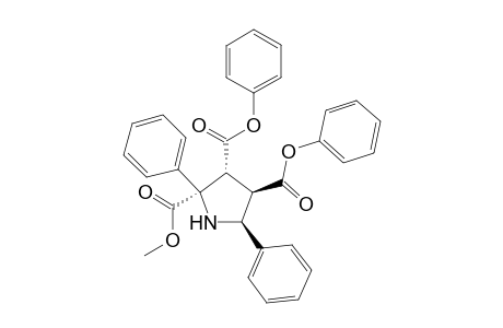 diphenyl r-2-methoxycarbonyl-2,t-5-diphenylpyrrolidine-c-3,t-4-dicarboxylate