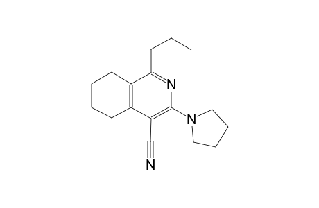 4-isoquinolinecarbonitrile, 5,6,7,8-tetrahydro-1-propyl-3-(1-pyrrolidinyl)-