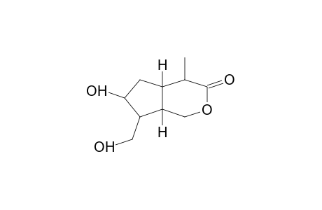 CYCLOPENTA[C]PYRAN-3(1H)-ONE, HEXAHYDRO-6-HYDROXY-7-(HYDROXYMETHYL)-4-METHYL-