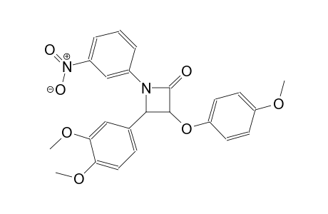2-azetidinone, 4-(3,4-dimethoxyphenyl)-3-(4-methoxyphenoxy)-1-(3-nitrophenyl)-