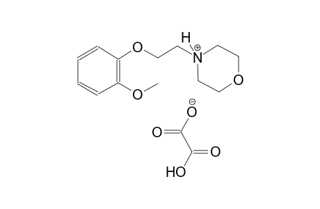 4-(2-(2-methoxyphenoxy)ethyl)morpholin-4-ium carboxyformate