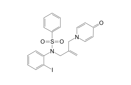 1-[3-(N-2-Iodophenyl-N-phenylsulfonylamido)-2-methylenepropyl]-4-pyridone